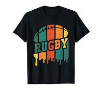Giocatore di rugby Retro Allenatore di rugby Sport Calcio Rugby Fan Maglietta