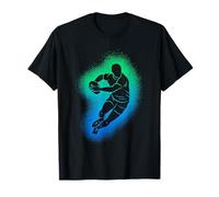 Giocatore di rugby, silhouette, allenatore, sport, calcio, rugby Maglietta