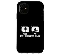 Giocatore di scacchi Il tuo ragazzo Il mio ragazzo Scacchi divertenti Custodia per iPhone 11