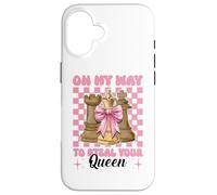 Giocatore di scacchi Maestro Chess Girl sulla mia strada per rubare la tua regina Custodia per iPhone 16