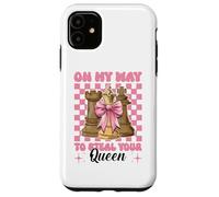 Giocatore di scacchi Maestro Chess Girl sulla mia strada per rubare la tua regina Custodia per iPhone 11