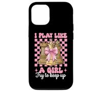 Giocatore di scacchi Maestro Scacchi Ragazza Coquette Gioco Come Una Ragazza Custodia per iPhone 12/12 Pro