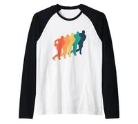 Giocatore di Sport di Calcio retrò Maglia con Maniche Raglan