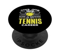 Giocatore di tennis Questo lavoro incasina carriera PopSockets PopGrip Adesivo