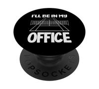 Giocatore di tennis sarò nel mio ufficio PopSockets PopGrip Adesivo