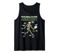 Giocatore Pickleball Anatomia Divertente Cucina Dink Sport Canotta