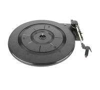 Giocatore record Turnable Black Plastic Belt Drive Gramophone Turtable con scatola tecnologica uditiva ad alte prestazioni per decorazioni per la casa e amanti della musica Design