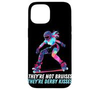 Giocatore Roller Derby Non sono lividi, sono baci Derby Custodia per iPhone 15