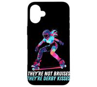 Giocatore Roller Derby Non sono lividi, sono baci Derby Custodia per iPhone 16 Plus