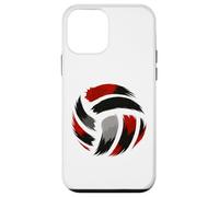 Giocatori, allenatori e tifosi della squadra di pallavolo rosso nero Custodia per iPhone 12 mini