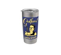 Giocatori di golf! "Ci vuole un grande bastone e un sacco di palle per giocare a golf" Bicchiere termico in acciaio inox doppia parete