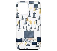 Giocatori di scacchi patchwork Il concorrente ama giocare a dama Custodia per iPhone 12 Pro Max
