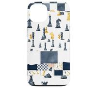 Giocatori di scacchi patchwork Il concorrente ama giocare a dama Custodia per iPhone 13