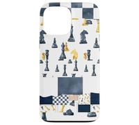 Giocatori di scacchi patchwork Il concorrente ama giocare a dama Custodia per iPhone 13 Pro Max