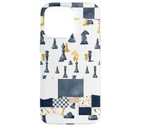 Giocatori di scacchi patchwork Il concorrente ama giocare a dama Custodia per iPhone 15 Pro Max