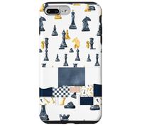 Giocatori di scacchi patchwork Il concorrente ama giocare a dama Custodia per iPhone 7 Plus/8 Plus