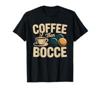 Giocatrice di Bocce Amante Caffe Mattina Maglietta