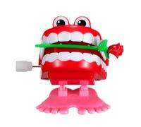 Giocattoli a corda, giocattolo a corda con denti castanellanti, giocattolo divertente per piccoli piedi, giocattolo scherzo, accessori per denti, giocattoli a corda per bambini piccoli da 1 a 3 anni