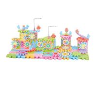 Giocattoli a di ingranaggi elettrici - Kit di gioco e affidabile, puzzle portatile a incastro, giocattolo educativo colorato che favorisce la creatività, per costruire