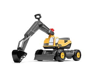 Giocattoli a dondolo e cavalcabili FALK Claas Volvo Bagger mit Klappsitz