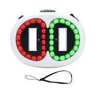 Giocattoli a fagioli rotanti Sollievo dall'ansia Decompressione Doppi lati Bean Puzzle Giocattoli con punta delle dita per adulti