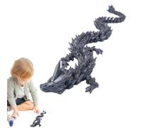 Giocattoli a forma di drago, drago stampato in 3D, figura di mobilità | Drago ornamentale articolato, da collezione, fantasia, mitica, Halloween, Natale, per