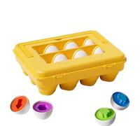 Giocattoli Abbinamento Colori, Giocattoli Interattivi Classificatore Per Forme, Giochi Di Smistamento Colori A Forma Di Uova, per Capodanno Asilo Compleanno Bambino Bambini Ragazzi Adolescenti Donne U