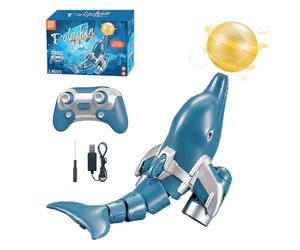 Giocattoli Acquatici per Barca RC, Simulazione di Delfino RC per Piscina - Giocattoli per Piscina a Forma di Delfino - Disegno di Rotazione della Sfera di Simulazione ad alta controllo multidirec