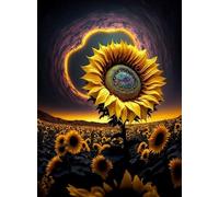 Giocattoli Antistress Per Adulti - Abstract Sunflowerss Painting - Art Puzzle - Gioco Di Memorias Per The Elderly - Home Decor - 1000 Pezzi Puzzle - Sk364Zp