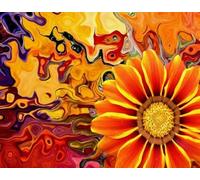 Giocattoli Antistress Per Adulti - Abstract Sunflowerss Painting - Art Puzzle - Gioco Di Memorias Per The Elderly - Home Decor - 1000 Pezzi Puzzle - Sk363Zp