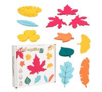 Giocattoli Apprendimento Forme Bimbi Foglie Legno Educative Apprendimento