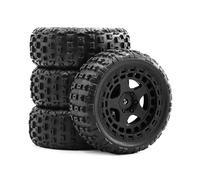 Giocattoli Auto RC Per Arrma 2S Per Typhon Per Grom ARA2106 1/18 Little Typhoon Per Thunder God Ruota Per Rock Tire W215 Aggiornamento Per Auto RC Fuoristrada(Black)