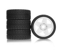 Giocattoli Auto RC Per KM Per Rally WRC Citron C3 Per MJX Per Hyper Go 7303 7304 Per Infraction 1/7 1/8 Pneumatici Cerchioni Esagonali RC Per Rally Off-Road Per Buggy(White)