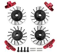 Giocattoli Auto RC Per Traxxas 4-TEC Drift Per Mustang 1/10 4 Pz/set In Lega Di Alluminio Mentale Freno A Disco Hub Accessori