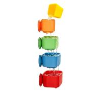 Giocattoli Bagno 5 Pezzi Bicchieri Impilabili Cascata Bagnetto | Apprendimento STEM Giocattoli da Bagno Per Bambini E Bambine Asilo Casa Bagno Hotel Viaggio Cameretta Festa