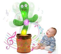 Giocattoli Bambino Cactus Danzante Ripete Balla Parlante Danzante Funny Talking Che Ripete Quello Che Dici Peluche Cactus Parlante Interattivo Bambina Ragazzo Natalizi Per Bambini Luci e 120 Canzoni