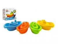 Giocattoli colorati per l'acqua per bambini - barchette di plastica