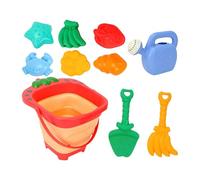 Giocattoli Con Sabbia - 10 Pezzi Pieghevoli In ABS | Kit Da Viaggio Per Giocare Con La Sabbia: Design Compatto E Durevole, Include Per Pala Con Secchio, Ideali Per Giochi Di Scavo, Per Bambi
