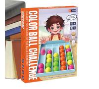 Giocattoli coordinati a colori - Sfere di qualificazione per bambini piccoli | Gioco teaser del cervello | Educational montesori Jueggo irrequieto per bambini in età prescolare, viaggi, aula, cestino