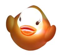 Giocattoli d' per bambini - Anatre da bagno Animali impermeabili a LED, funzione di luce lampeggiante, corpo in silicone morbido e sicuro con guarnizione a prova di spruzzi | Compagni di gioco