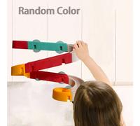 Giocattoli da bagno a binario, simpatici giocattoli da nuoto per bambini, giochi da parco acquatico, regali per le vacanze (il colore dei componenti del prodotto è casuale) 16 pezzi (colore casuale)AB