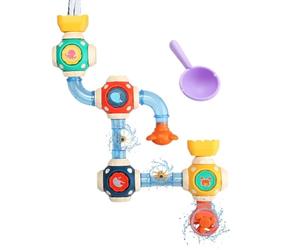 Giocattoli da Bagno a Parete - Giocattoli da Doccia per Tubi d'acqua - Ragazzi Ragazze 3 anni e più Presepe Piscina Esterna Bagno