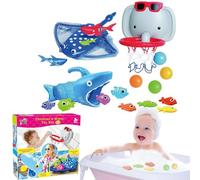 Giocattoli da bagno,Accessori di gioco per il bagno dei bambini,Giocattolo educativo acquatico, per ragazzi e ragazze, asili nido, gioco per interni esterni, estate, compleanno spiaggia