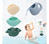Giocattoli da Bagno Bambini, 4 pezzi Giochi Vasca da Bagno Bambini