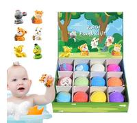 Giocattoli da bagno - Bombe da bagno | Pompe da bagno, Sale Ball per bambini, Giocattoli terrestri e marini, palla biologica naturale fatta a mano per bambini per compleanno, set regalo di bolle or