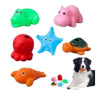 Giocattoli da bagno da spremere, giocattolo per getti da bagno, giocattoli per piscina, vasca da bagno, morbido, spremere creature marine, squirter, giocattoli acquatici da doccia con getti
