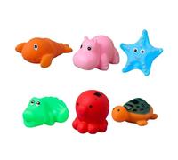 Giocattoli da bagno da spremere, giocattolo per getto da bagno, creature marine, giocattoli per piscina, vasca da bagno, Squirter con azione facile da spremere, divertenti giocattoli acquatici