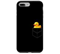 Giocattoli da bagno di anatra in gomma con design tascabile anatroccolo in gomma Custodia per iPhone 7 Plus/8 Plus