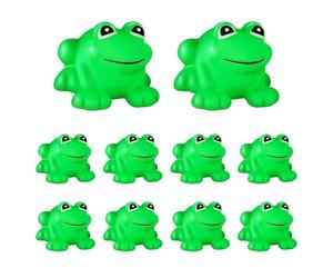 Giocattoli Da Bagno Di Rana e - Pacchetto Đe 10 Mini Galleggianti Scrrianti, Giocattolo D´e Piscina Che Suono | Piccola Rana Galleggiante, Decorazione D÷e Doccia Dé Vasca | Torta Topper,