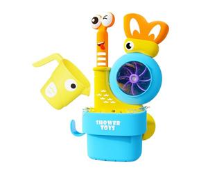 Giocattoli da bagno - Gioco interattivo che si attacca alla parete della vasca, giocattoli educativi per l'ora del bagno | per uso domestico, viaggio, bagno, come souvenir, bambini piccoli da 1 a 3